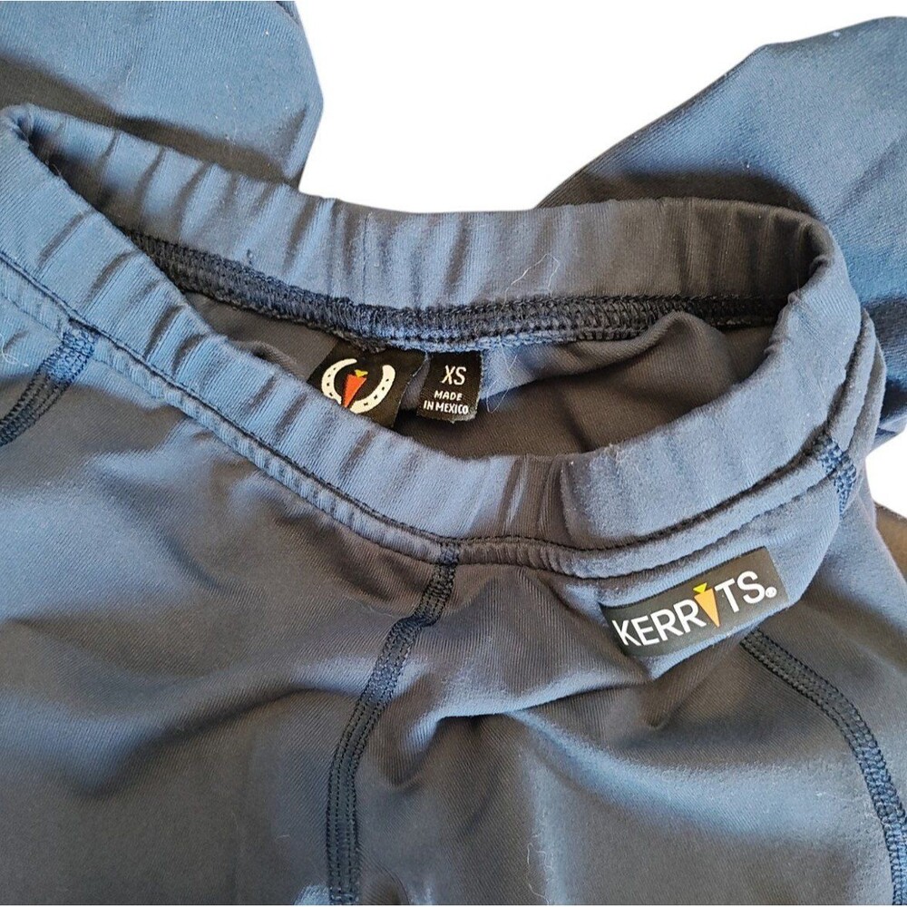 Kerrits Flow Rise Tights in Kids Size XS Blue Riding Equestrian - Picture 2 of 2